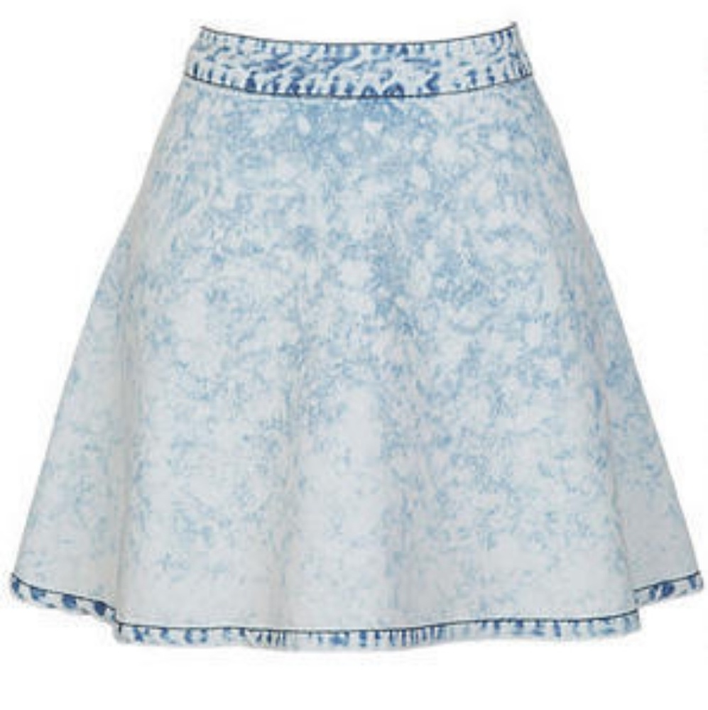 Delia's Acid Wash Skater Skirt